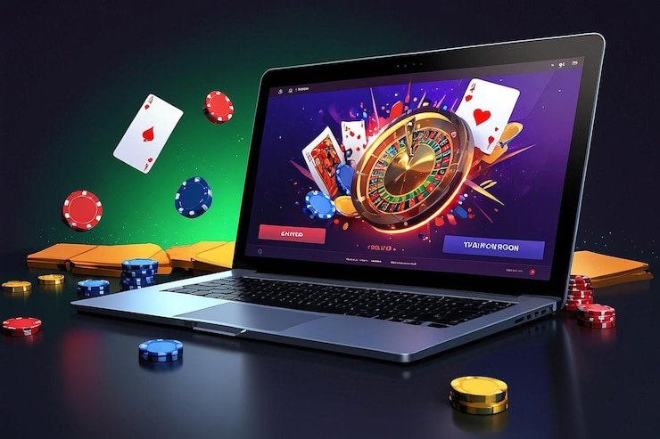 Tampilan meja Live Baccarat dengan dealer profesional di studio multi-kamera dunia togel